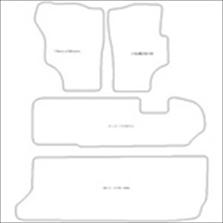 VW Caravelle Car Mats